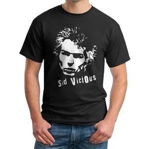 SID VICIOUS T-SHIRT - SEX PISTOLS BASSIST - 1977 Punk Rock